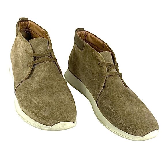 Vince Chuckka Boots Marcus Tan Suede Mens Size 11 Medium Pre-Owned - Picture 5 of 10